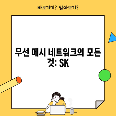 무선 메시 네트워크의 모든 것: SK