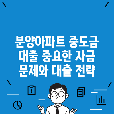 분양아파트 중도금 대출 중요한 자금 문제와 대출 전략