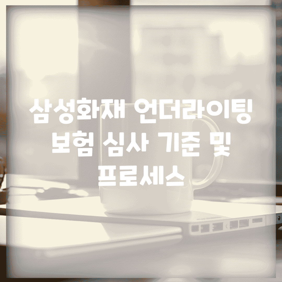 삼성화재 언더라이팅 보험 심사 기준 및 프로세스