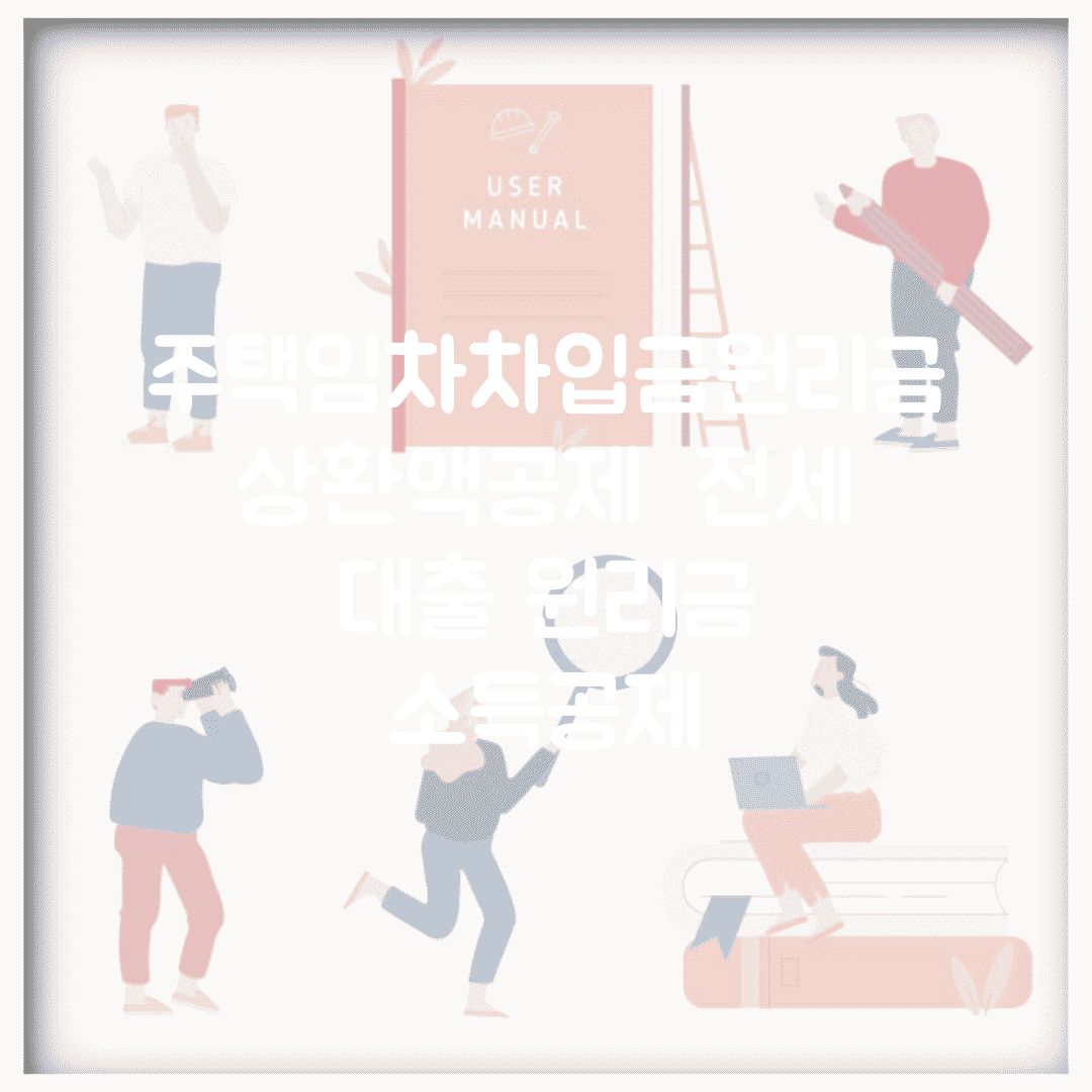 주택임차차입금원리금상환액공제 | 전세 대출 원리금 소득공제