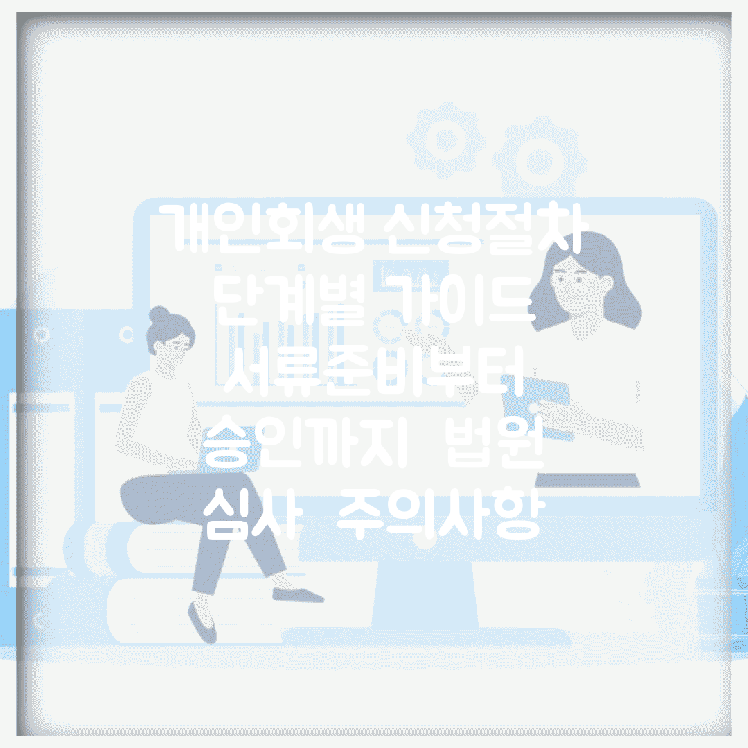 개인회생 신청절차 단계별 가이드 | 서류준비부터 승인까지 | 법원 심사 | 주의사항