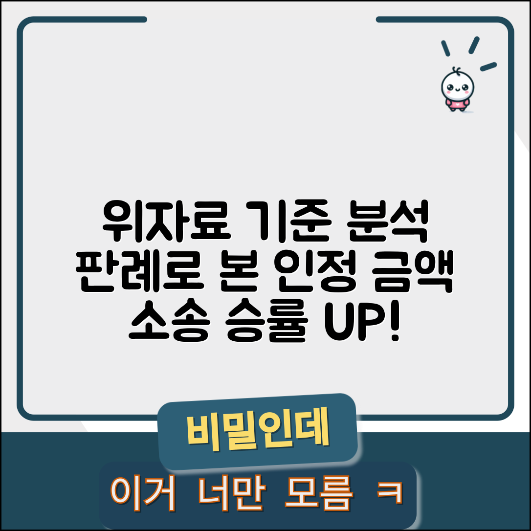 위자료 청구 기준 판례 분석 | 법원 판례를 통한 위자료 인정 기준과 금액
