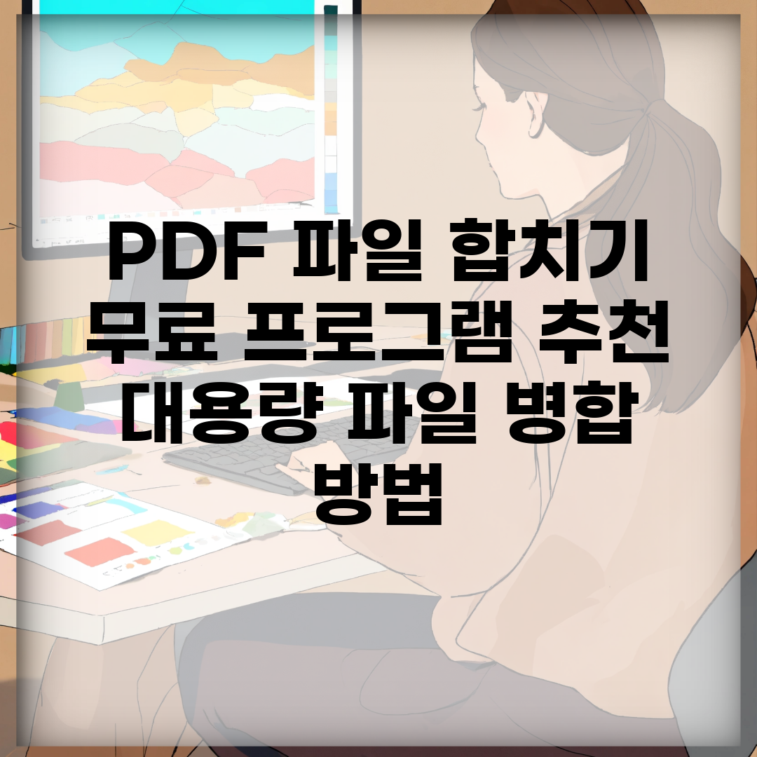 PDF 파일 합치기 무료 프로그램 추천 | 대용량 파일 병합 방법