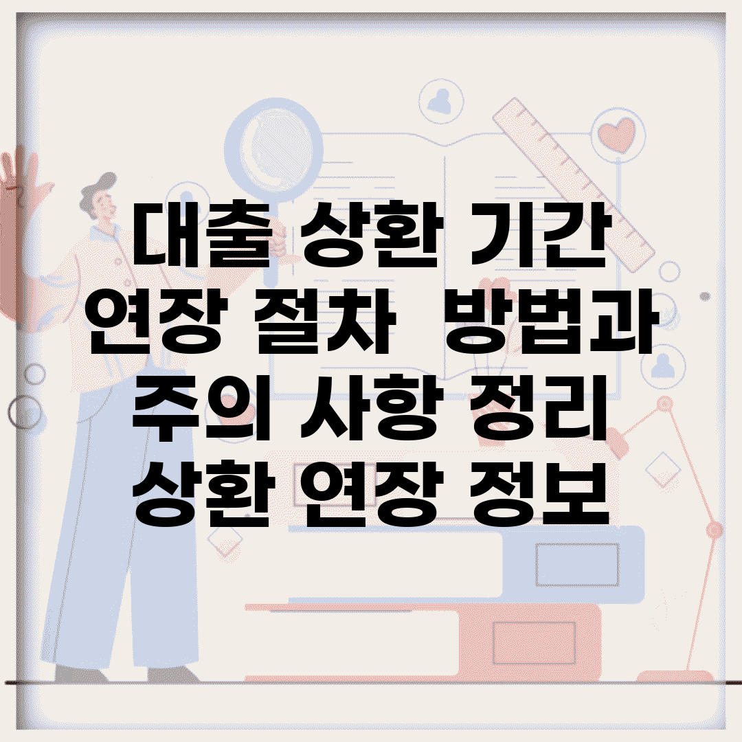 대출 상환 기간 연장 절차 | 방법과 주의 사항 정리 | 상환 연장 정보
