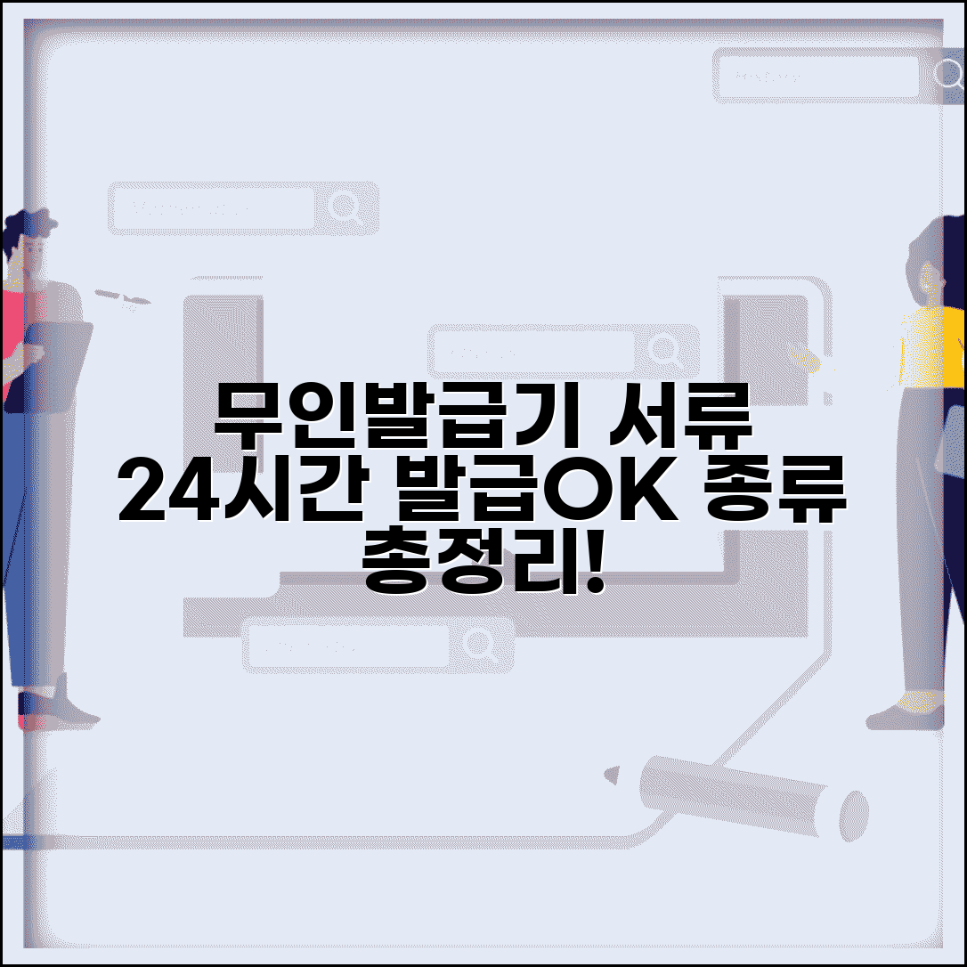 무인민원발급기 서류 종류 | 24시간 무인발급 가능 서류