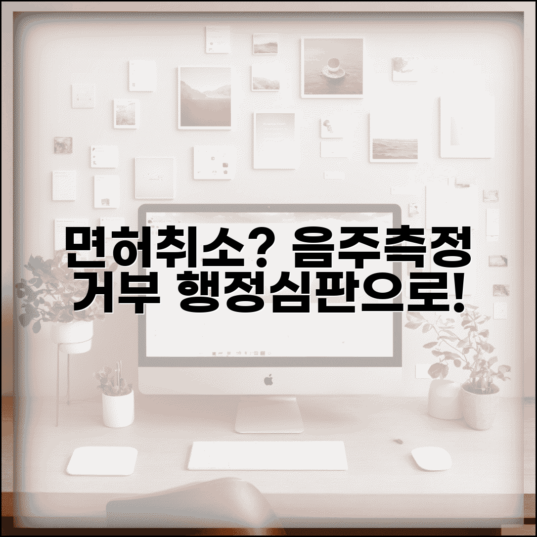 음주측정 거부했다가 면허취소될때 | 행정심판으로 처분 다투기