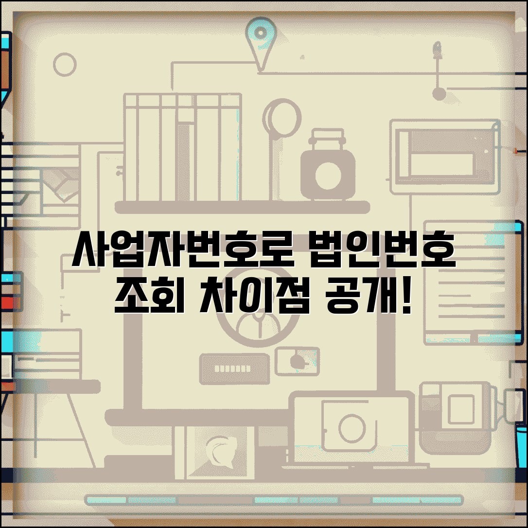 사업자번호로 법인번호 조회 | 사업자번호 법인번호 차이점