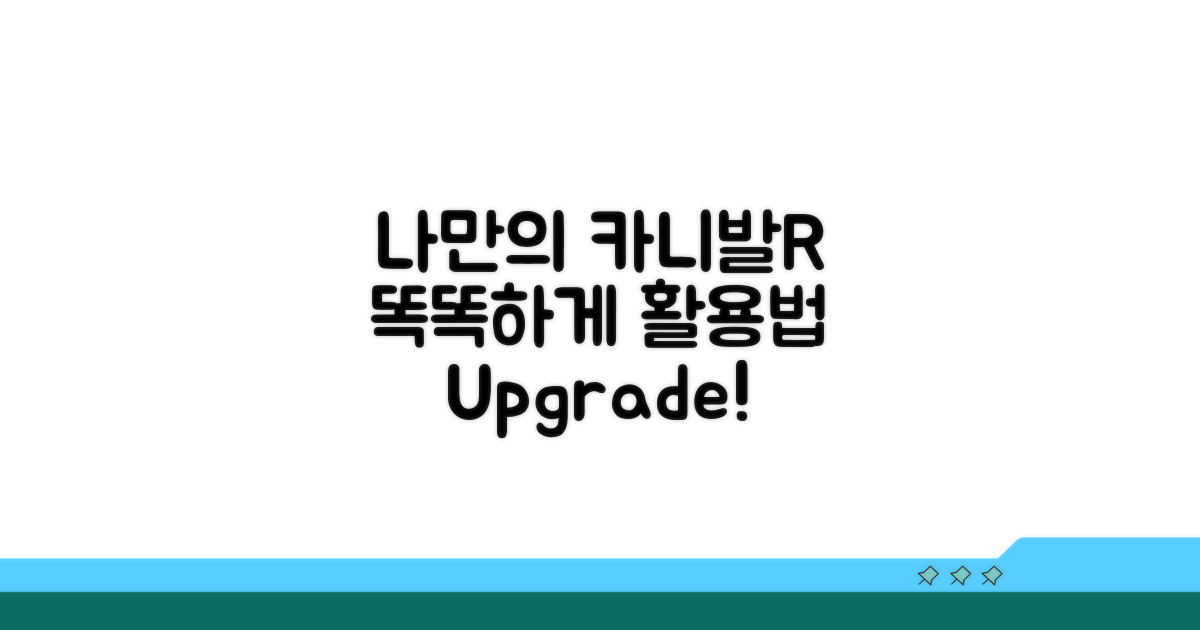 나만의 카니발R 똑똑하게 활용하기
