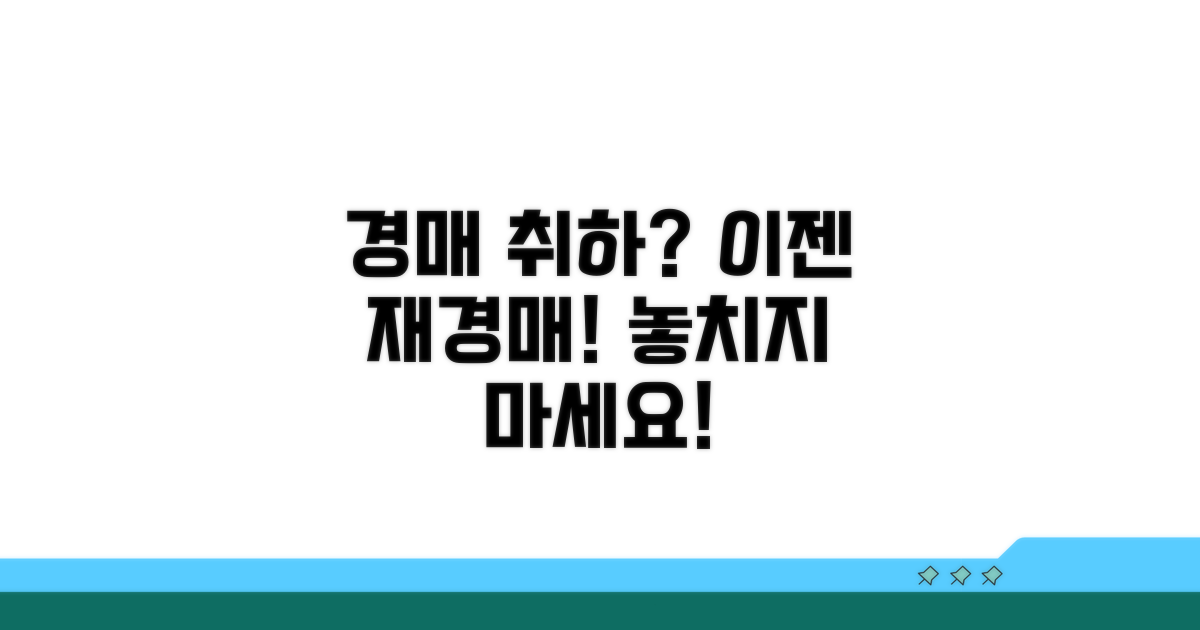 경매 취하 후 재경매란?