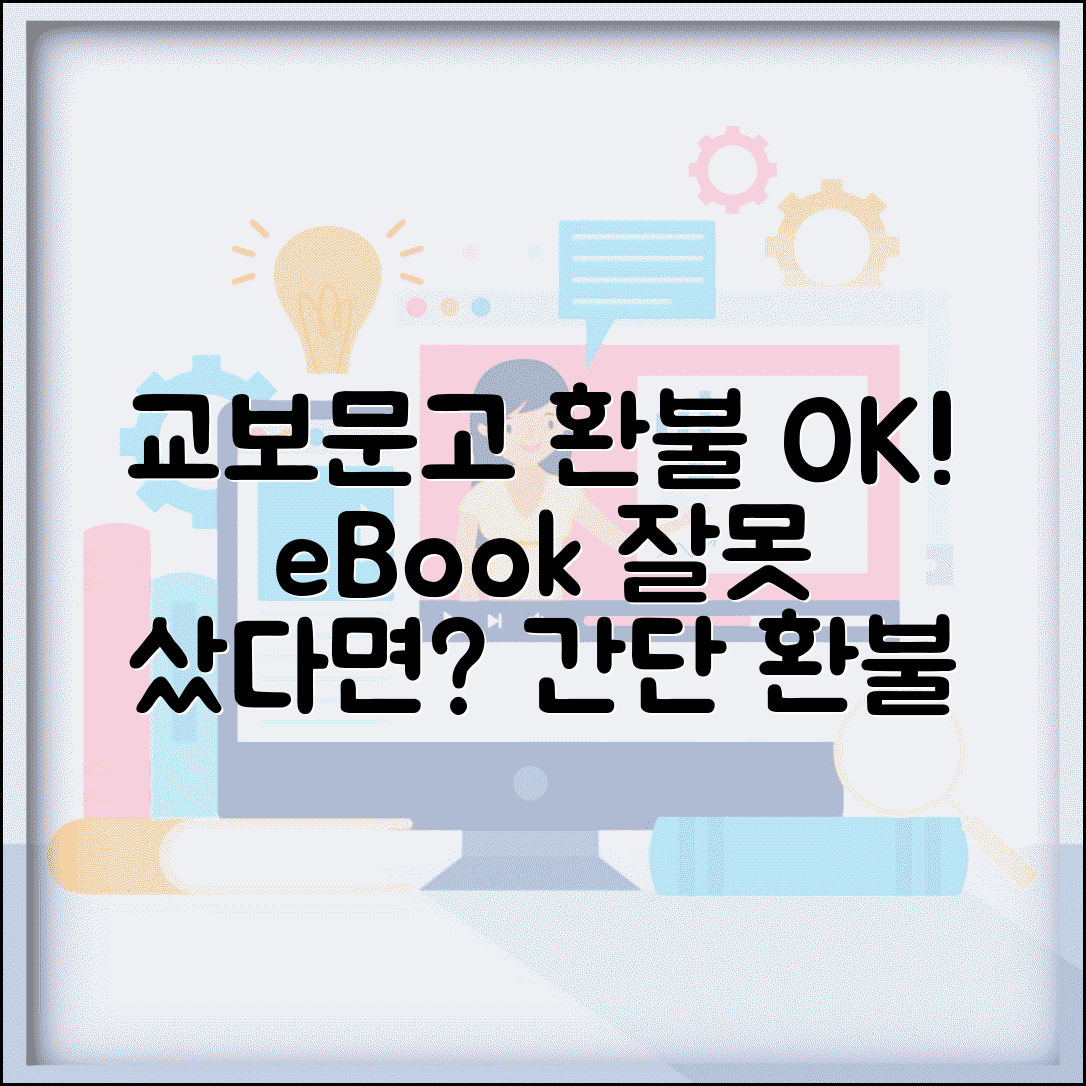 교보문고 환불받는법 eBook | 전자책 잘못 구매시 환불 가능 여부와 신청 절차