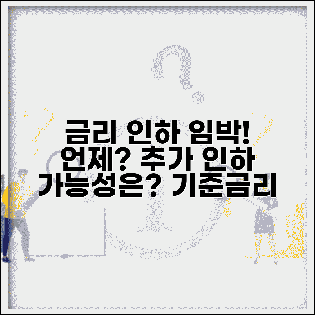 금리인하 시기 전망 | 기준금리 추가 인하 가능성과 시기