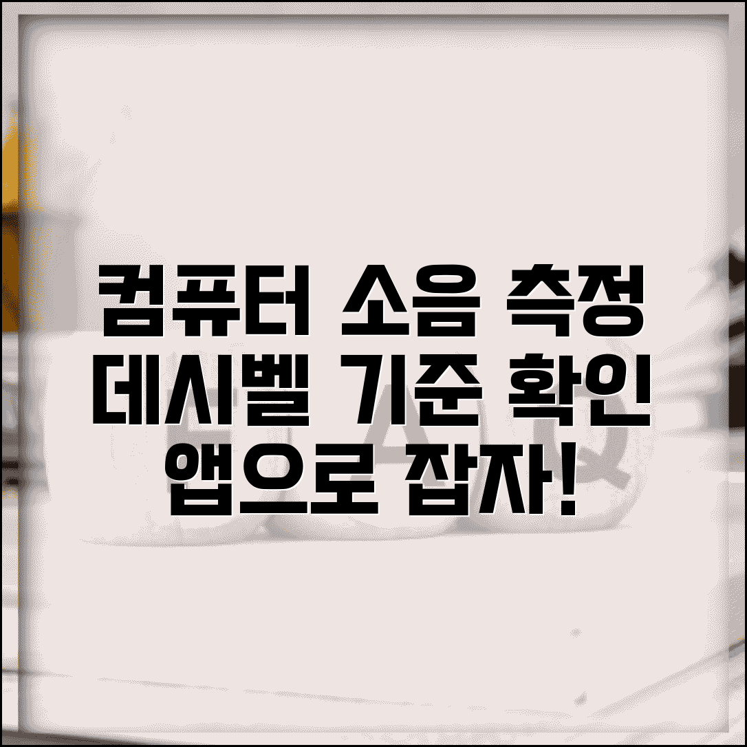 컴퓨터 소음 측정 및 데시벨 | 소음 측정 앱 | 적정 소음 수준 기준