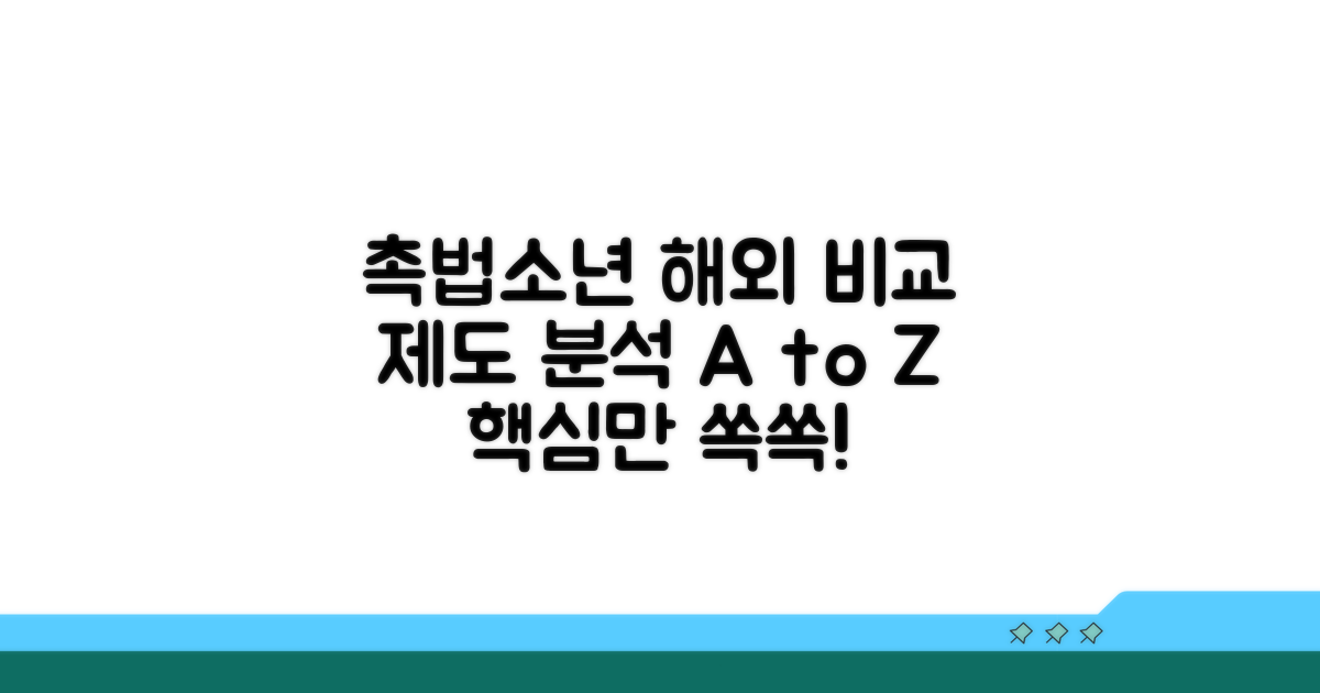 해외 촉법소년 제도와 비교 분석