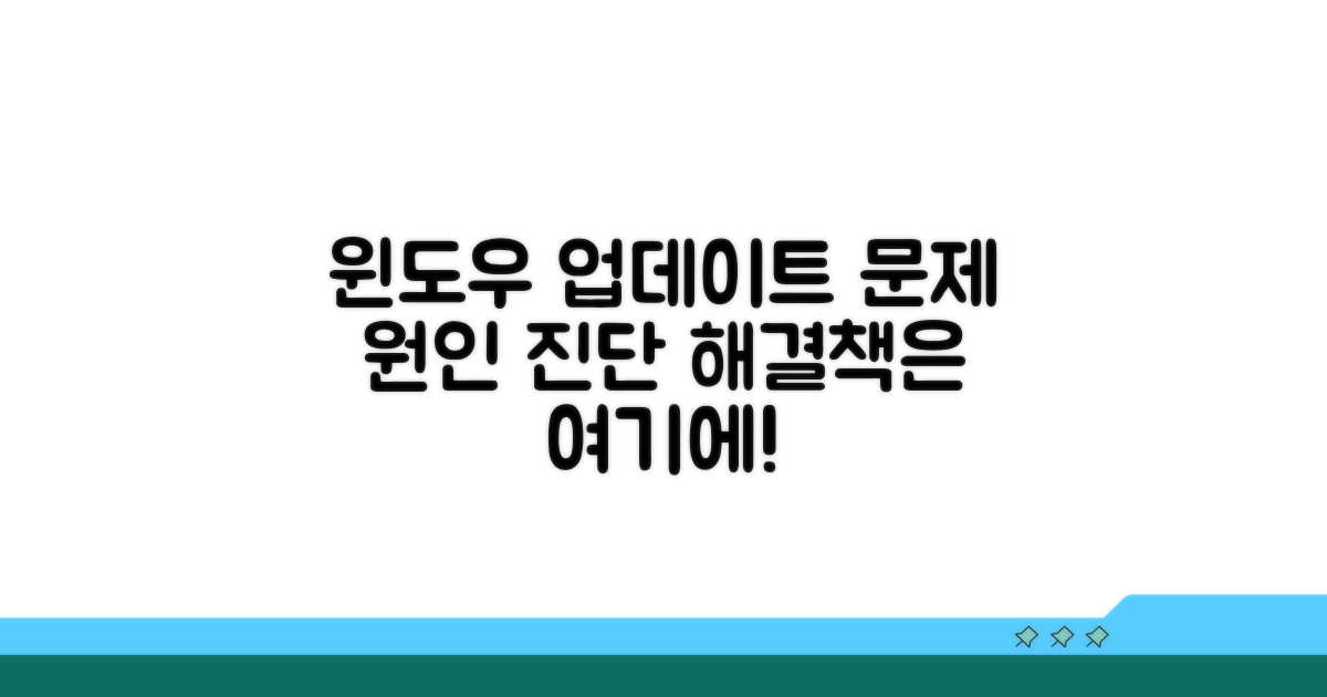 윈도우 업데이트 문제 원인과 진단법