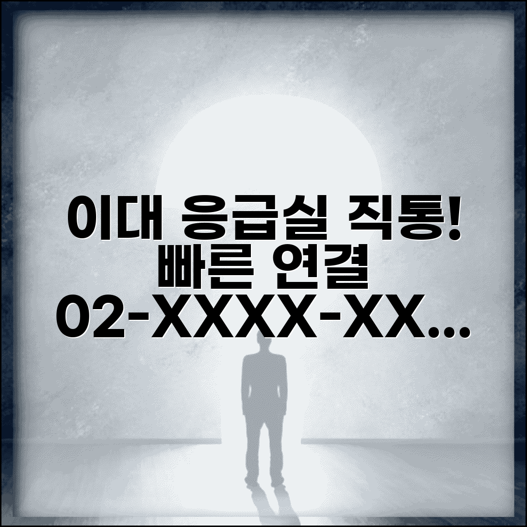 이화여대병원 응급실 번호 | 이화여대병원 응급실 직통