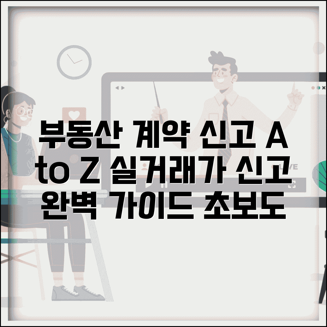 부동산거래계약 신고서 작성 가이드 | 실거래가 신고 및 절차 안내