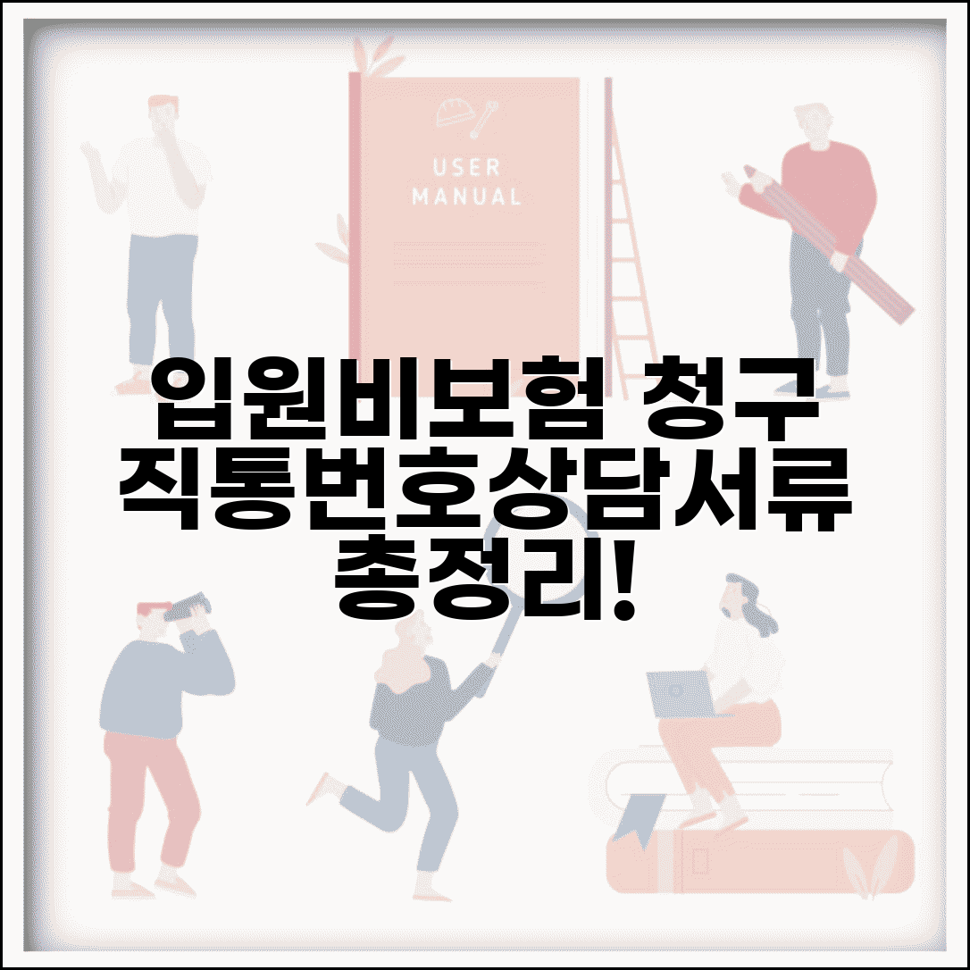 입원비보험 청구 전화번호 | 입원보험 청구 직통번호, 상담 방법 및 필요 서류 총정리