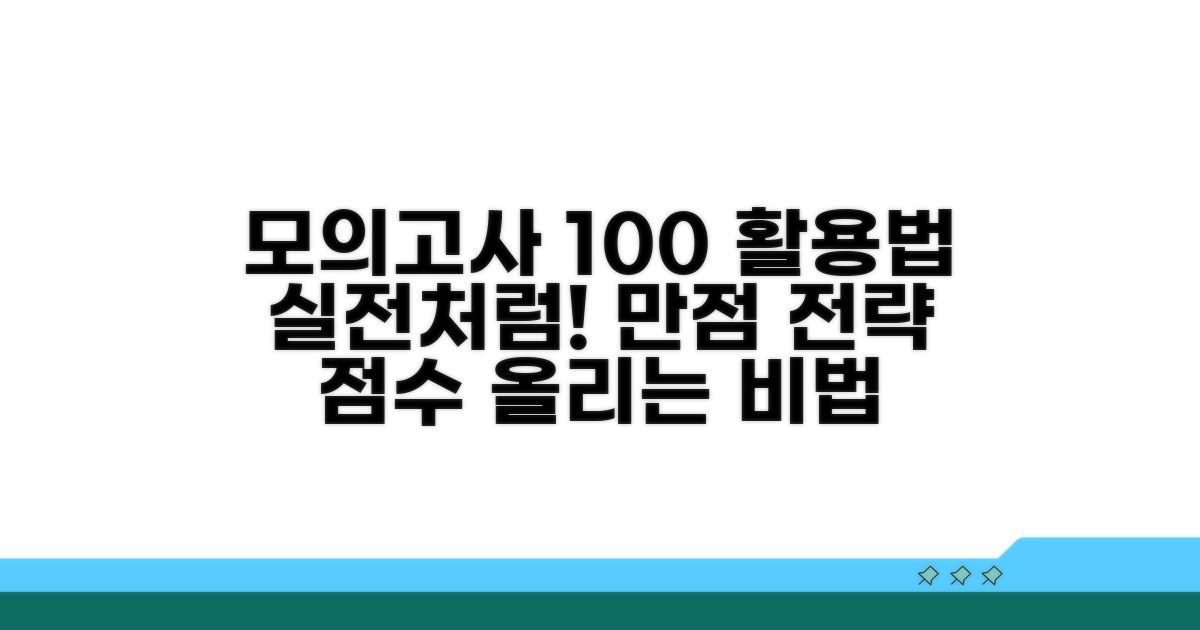 실전처럼! 모의고사 활용법 완전정복