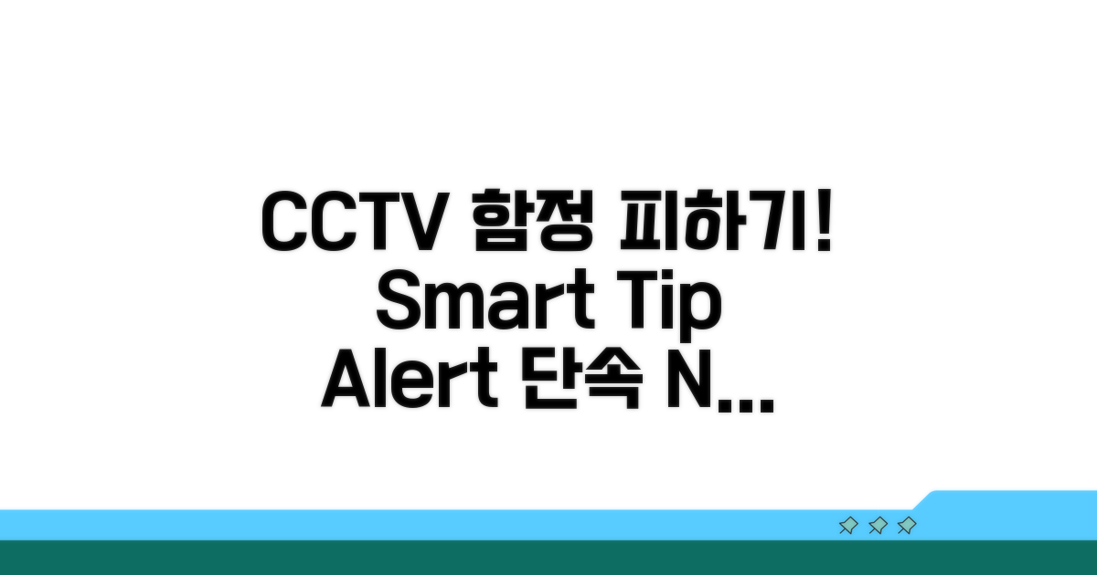 CCTV 상시 단속 피하는 방법