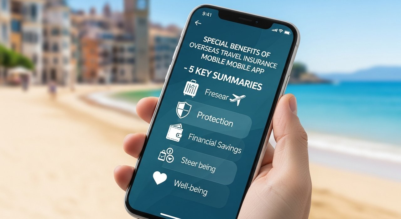 해외여행보험 모바일 앱 특별혜택 5가지 총정리