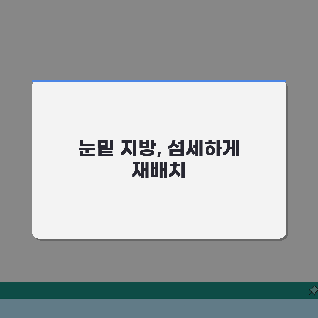 광주눈밑지방재배치 | 지역 내 추천 병원과 후기 정보 완벽가이드: 7가지 핵심 정보
