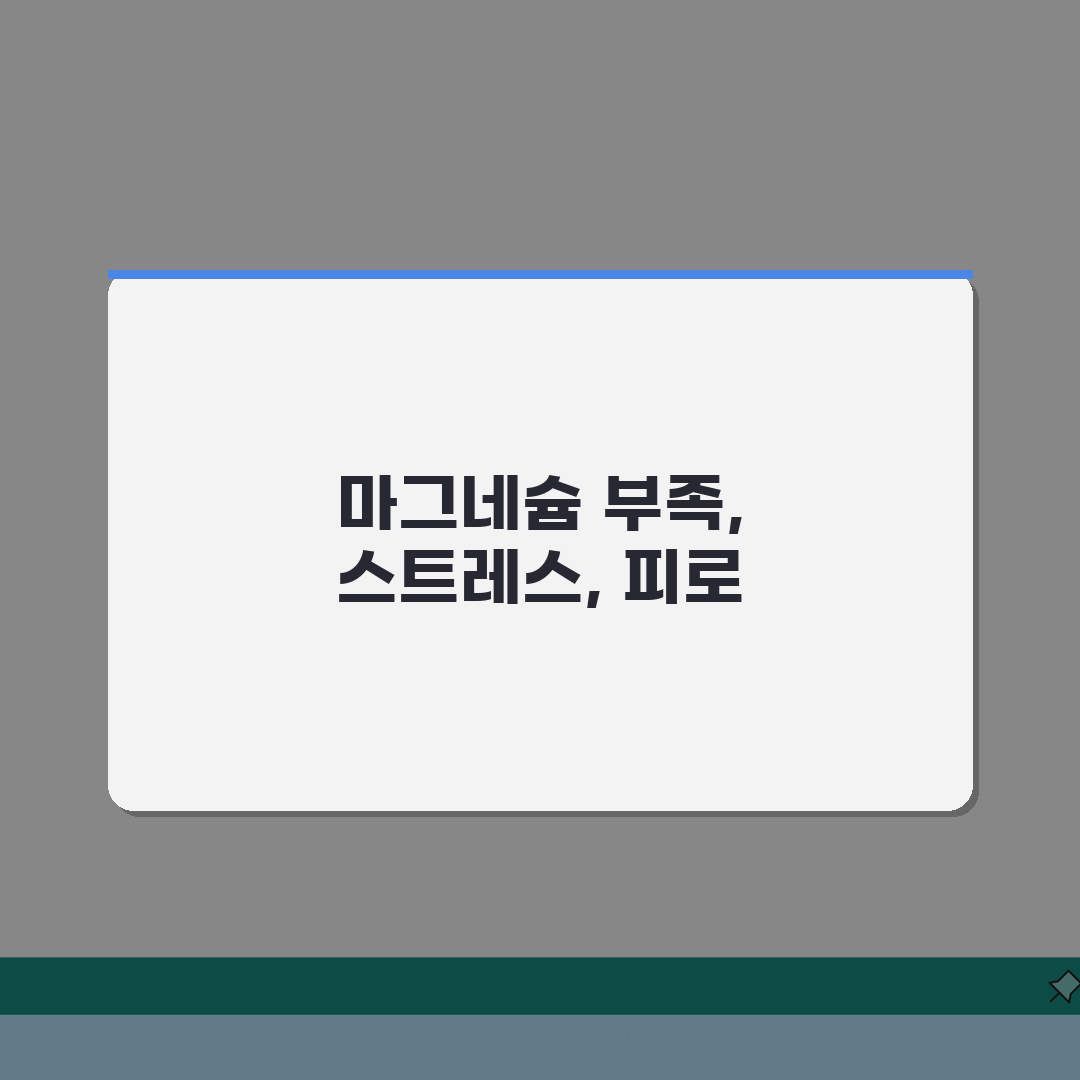 눈 떨림 원인 마그네슘 부족 | 눈밑 눈꺼풀 떨림 원인 스트레스 피로 완벽가이드: 5가지
